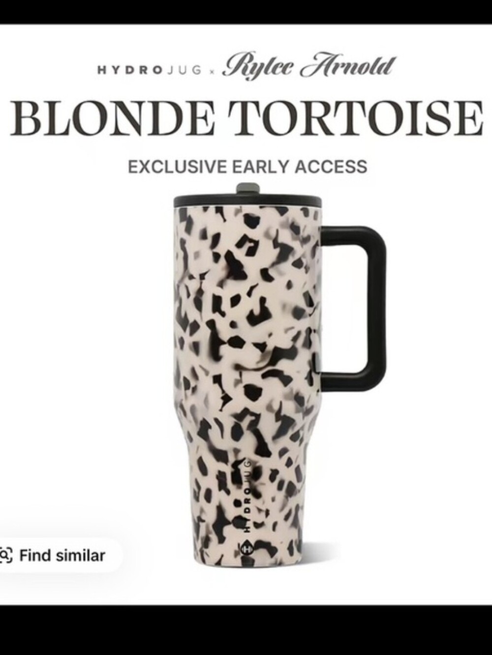 Hydrojug Blonde Tortoise 32OZ